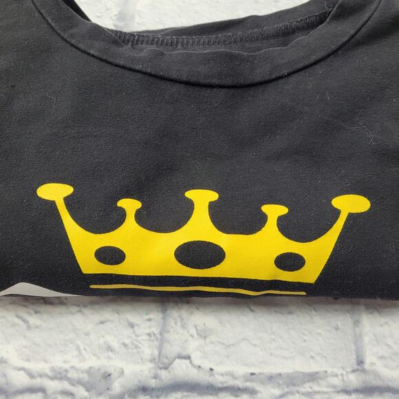 Dilly Dilly True Friend of the Crown Black Spellout T-shirt Bud Light size XL - Picture 7 of 7